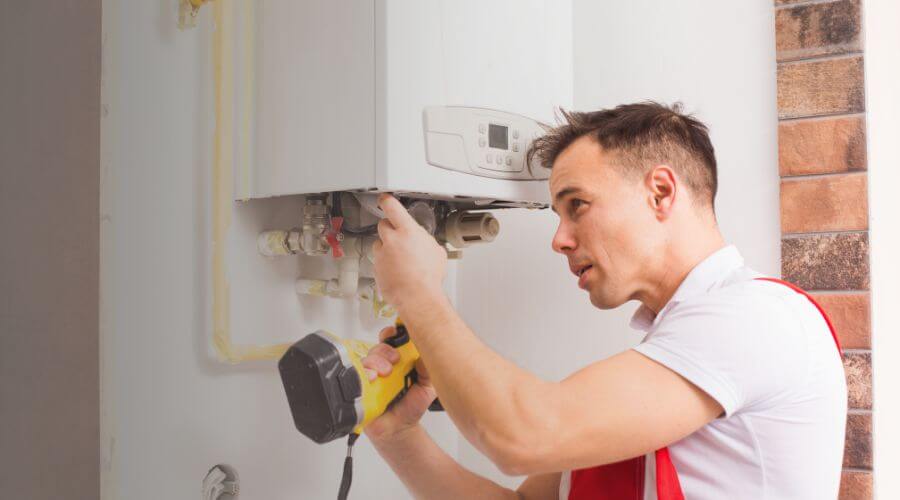 Local tankless water heater installation in Ridgefield, CT